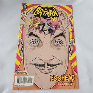 Batman '66 DC Comic Book #16 2014 Egghead‎ Unbound! Robin Parker Schoonover